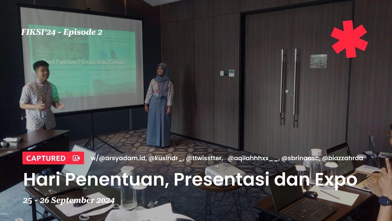Hari Penentuan! Presentasi dan Pitching Besar - FIKSI Journey Ep.2