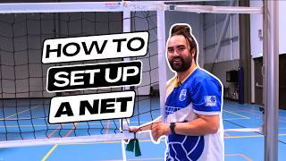 How to Set up a Volleyball Net (Gared System)
