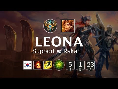 Leona Support vs Rakan - KR Challenger Patch 8.5