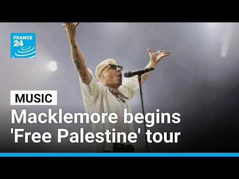 American rapper Macklemore begins 'Free Palestine' tour