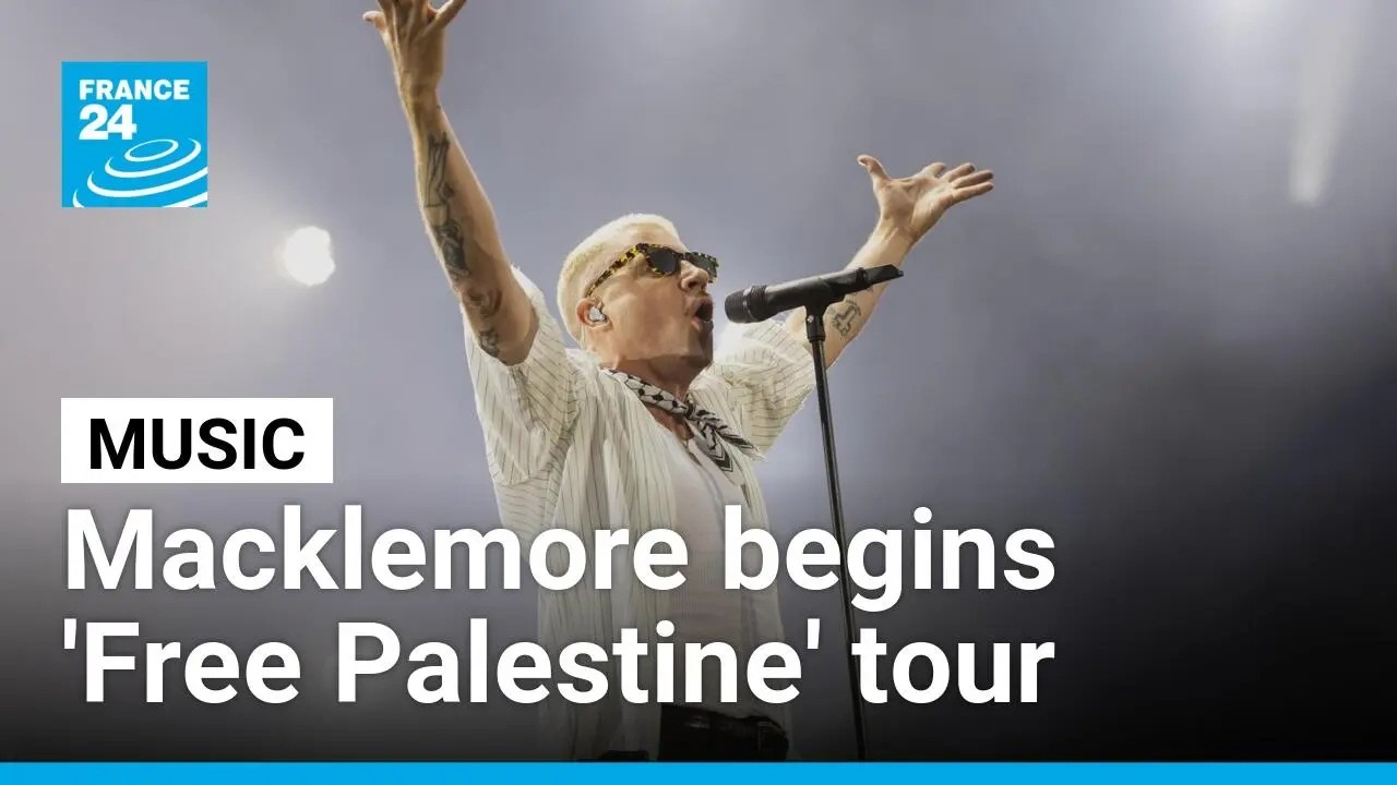 Video: Macklemore launches sold-out Free Palestine tour in Dublin after Sheeran tour dismissal