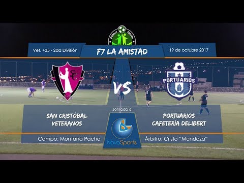 F7 LA AMISTAD JORNADA 06 - SAN CRISTÓBAL VETERANOS VS PORTUARIOS CAFETERÍA DELIBERT F7