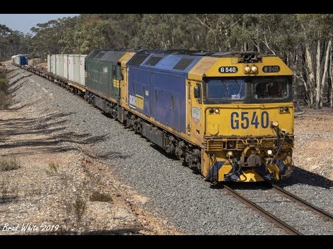 G540 and G520 on 7901V at Maryborough & Bealiba- 23/3/19