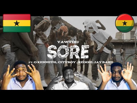NIGERIAN REACTS TO GHANAIAN DRILL 🇬🇭🤯 | Yaw Tog - SORE ft O`kenneth, City Boy, Reggie & Jay bahd |