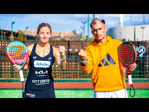 ALEJANDRA SALAZAR reta 1VS1 a DELANTERO09 - Partido de Pádel *Tie Break*