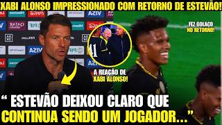 🚨NOSSA! OLHA COMO FOI A REAÇÃO DE XABI ALONSO AO GOLAÇO DE ESTEVÃO NO CHELSEA!