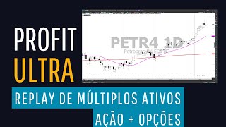 PROFIT ULTRA - REPLAY AÇÃO COM OPÇÕES #profitultra #profitpro #bolsadevalores #tradeatrade