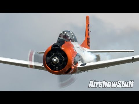 Trojan Thunder T-28 Formation Team - Terre Haute Airshow 2018
