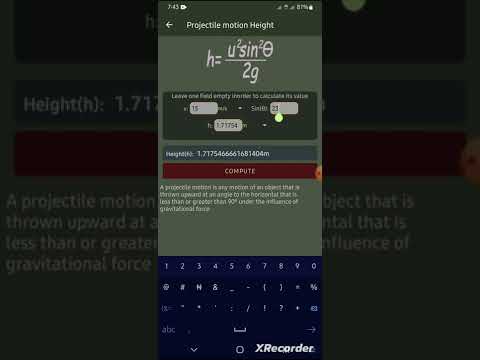 Physics: notes & calculator Video