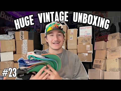HUGE Vintage Hat Unboxing (Unboxing #23)