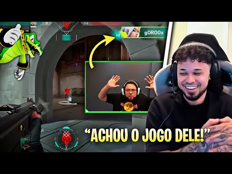 DUO MINERVA E GORDOX NO VALORANT? TitaN reagindo ao @renecrodilo