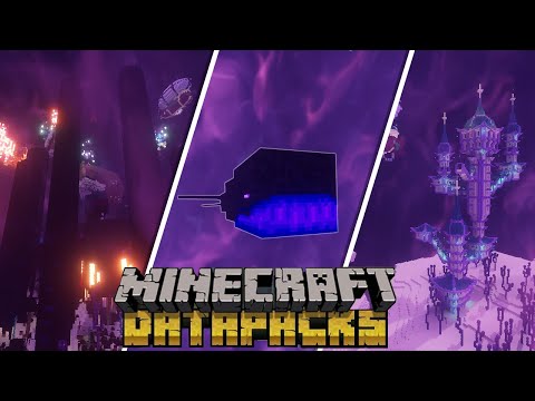 TOP 3 Datapacks That Add Mobs, Biomes, And New Ending Enhancements - Datapacks Of The Week [Minecraft]