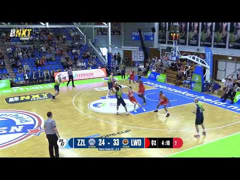 Korte samenvatting Zorg en Zekerheid Leiden - Aris Leeuwarden, halve finale Game 3 (14 mei 2023)