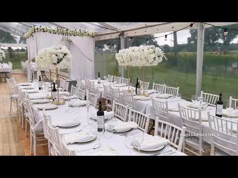 Bröllopsdekoration i Vänersborg underbara eritreanska brudpar