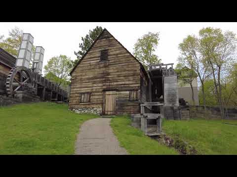 ⁴ᴷ⁶⁰ Walking Saugus Iron Works National Historic Site in Saugus, Massachusetts