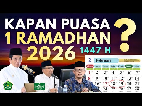🔴 LATEST!! WHEN IS RAMADAN 1, 2026? Here's the Official Schedule from Muhammadiyah, the Governmen...