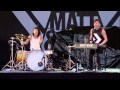 Matt and Kim - Cameras (Live at Rock the Garden)