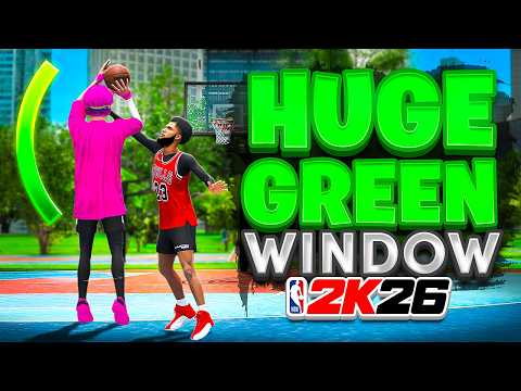 NEW *AUTOMATIC* HUGE GREEN WINDOW JUMPSHOT! BEST JUMPSHOT on NBA 2K26!