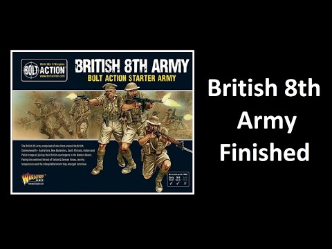 Bolt Action - 8th Army Finished - WW#246