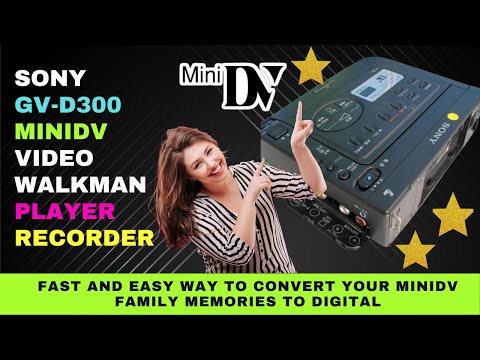 Sony GV D300 MiniDV Player Recorder : Transfer MiniDV to PC or Mac with this MiniDV VCR