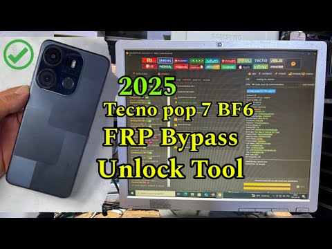 Tecno pop 7 BF6 FRP Bypass Unlock Tool 2025 