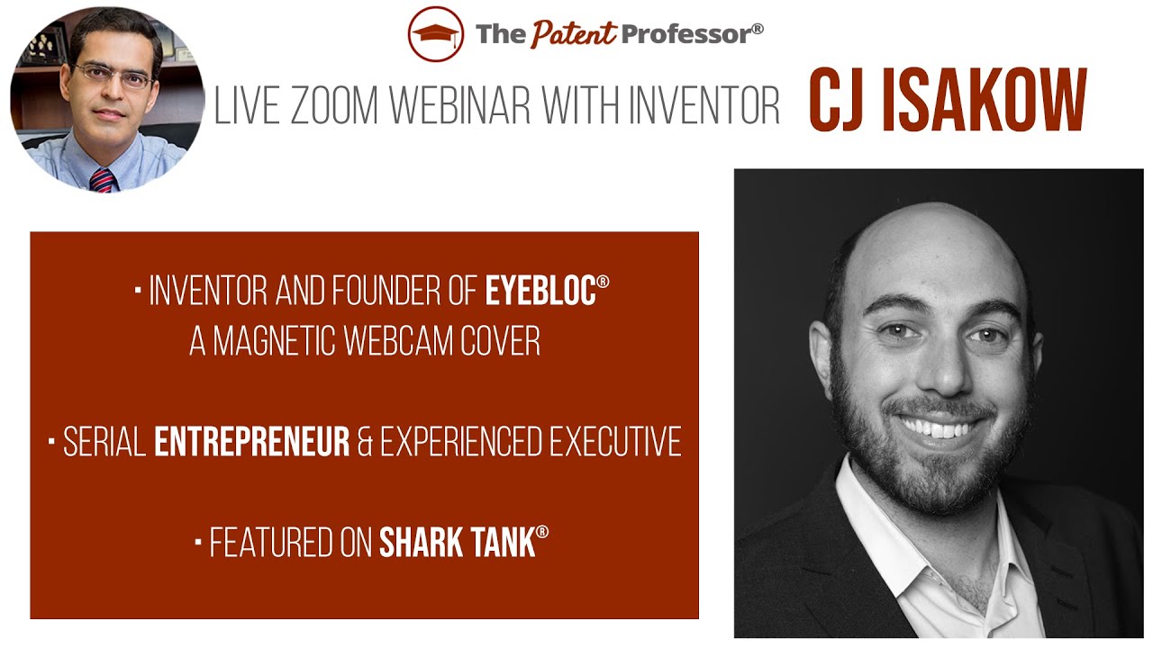 Eyebloc® Webcam Cover’s Inventor CJ Isakow Discusses Invention Journey | Full Interview