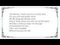 George Strait - Wonderland of Love Lyrics