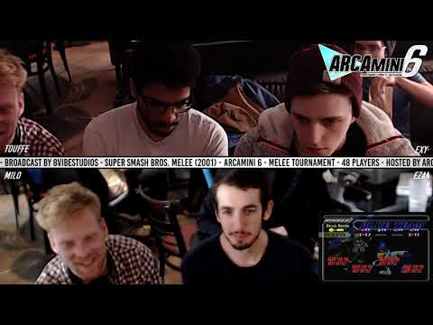 Arcamini 6 - Touffe & Exy- (RED) VS Milo & Ezan (BLUE) SSBM POOLS Teams - Smash Melee