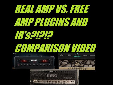 REAL AMP & CAB VS  AMP SIM & IR | NALEX NINJA | AMPED ROOTS | PEAVEY 5150 |