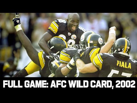 Pittsburgh 17 Point Playoff Comeback! Steelers vs. Browns 2002 AFC Wild Card Full Game