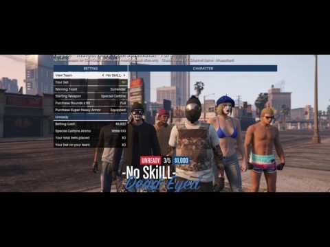 GTAV Online | No Skill [vNSv] vs Almighty Glo Gang [AMGG] | DQ