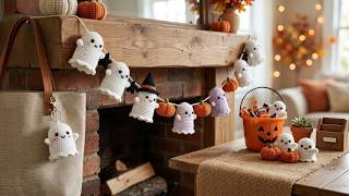 Easy Crochet Ghost | Cute Halloween DIY Craft for Beginners
