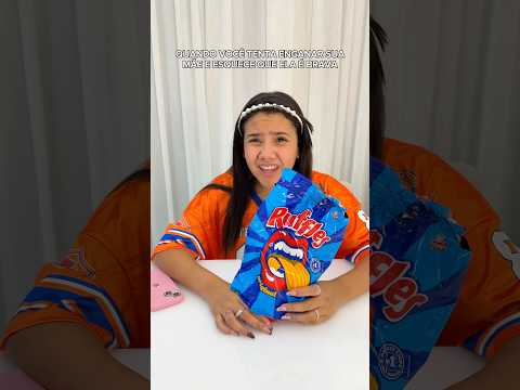 NÃO FOI UMA BOA IDEIA FAZER ISSO COM A MÃE!! DEU MUITO ERRADO NO FINAL KKKK #reação #sobrinha