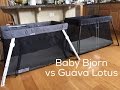 TRAVEL CRIBS: Baby Bjorn Travel Crib Light vs Guava Family Lotus