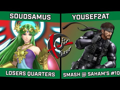 Soudsamus (Palutena) vs Yousef2AT (Snake) - Smash @ Saham's #10