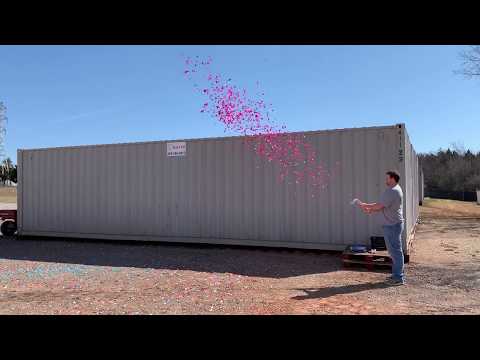 BIG Fireworks - Pink Confetti Cannon