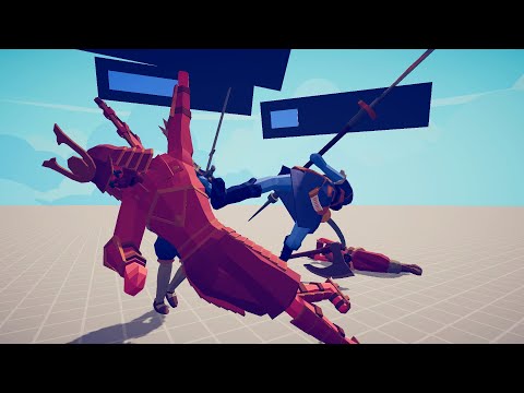 TABS | Shogun & Jarl Vs Lady Red Jade & King!! | 2v2 Battle! |