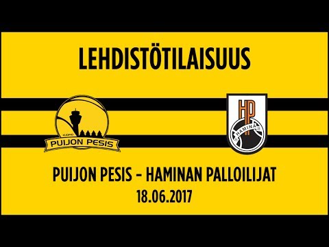 18.06.2017 Lehdistötilaisuus Puijon Pesis - Haminan Palloilijat