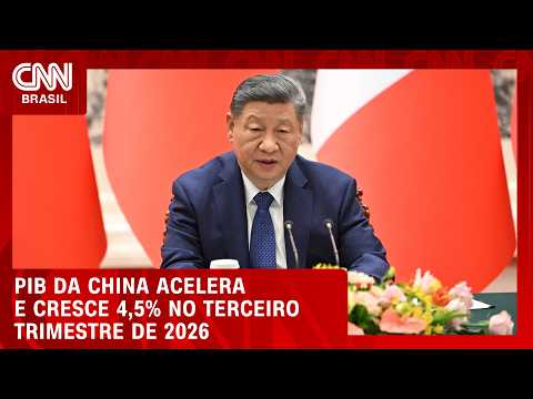 Entenda como a economia da China cresceu 4,5% no trimestre | BASTIDORES CNN