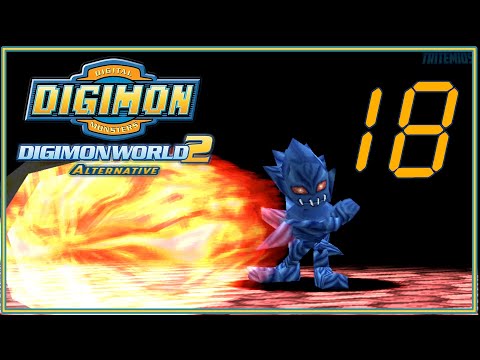 Digimon World 2 Alternative #18-Blood Knights Officer & Commander Damien Boss Battle (No Commentary)