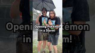 Opening Pokémon in a storm! ☔️ #pokemon #pokemoncards #pokemontcg #pokemoncommunity #shorts