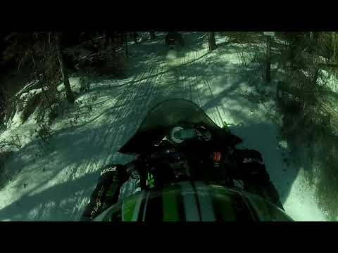 snowmobiling with feb 4 2021 between sturgeon and Sudbury go pro GP020113