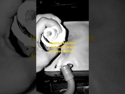 Washing Machine Error code E3 not draining problem.