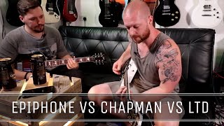 Video thumbnail for ESP Ltd ec256 vs Epiphone Les Paul vs Chapman ML2 by Pherotone Studios