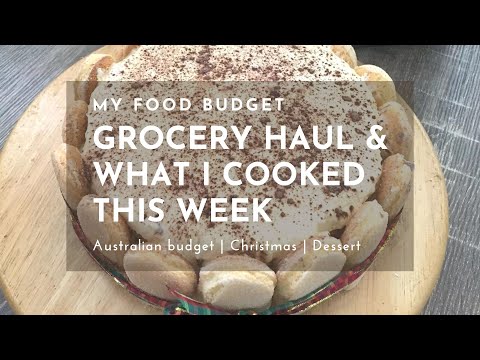 Tiramisu recipe | Christmas week grocery shopping | No-bake dessert