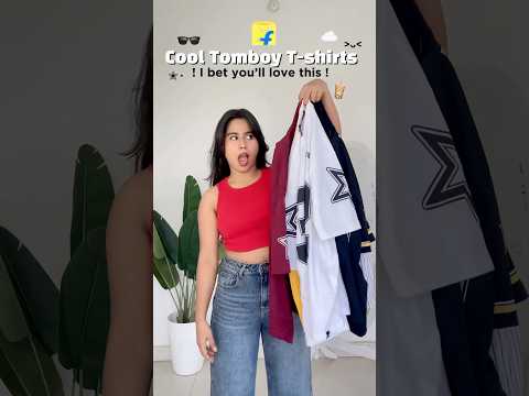 5 Jersey oversized t-shirt Haul under 300 😳#shortsviral #meeshofinds #flipkart #shorts #tshirt #fy