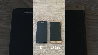 Samsung Galaxy S7 vs S7 Edge boot up test