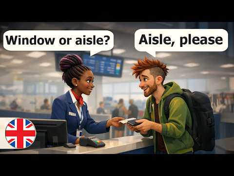 25 Minutes of Short English Conversations for Beginners A1 | At the Airport