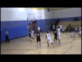 Reggie Gee II-AAU "Team SAC" 6' 2" PG (#24 white/black jersey)- All I do is win