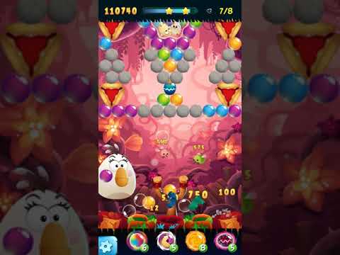 Angry Birds POP Bubble Shooter - Level 44. Gameplay